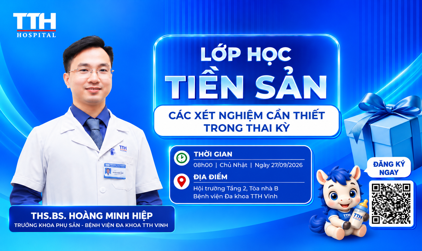 LỚP HỌC TIỀN SẢN THÁNG 9: NẮM RÕ CÁC CỘT MỐC XÉT NGHIỆM ĐỂ ĐÓN THAI KỲ KHỎE MẠNH, BÌNH AN