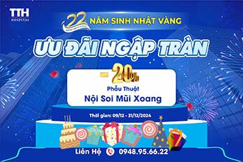 ƯU ĐÃI KHỦNG 20%: PHẪU THUẬT NỘI SOI MŨI XOANG HIỆN ĐẠI TẠI TTH VINH